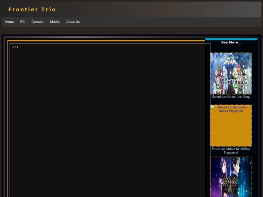 article/article_Console_SAOHR screenshot