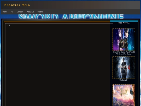 article/article_Console_SAOreHF screenshot