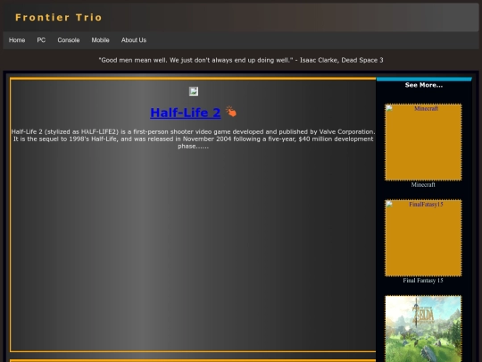 index screenshot