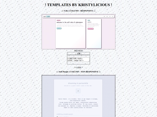 layouts screenshot
