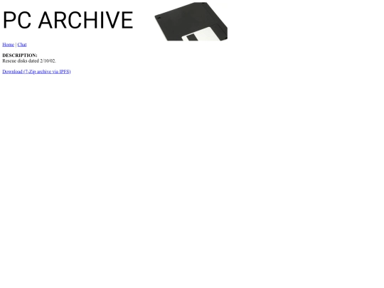 downloads/recoverydisks screenshot