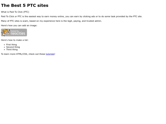 index screenshot
