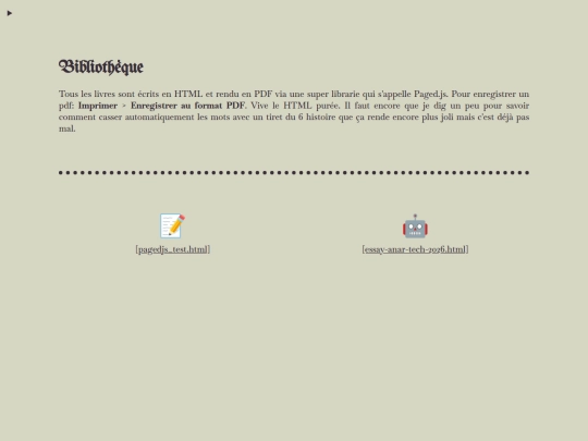pages/biblio screenshot