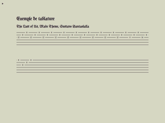 pages/guitare screenshot