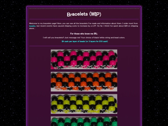 bracelets screenshot