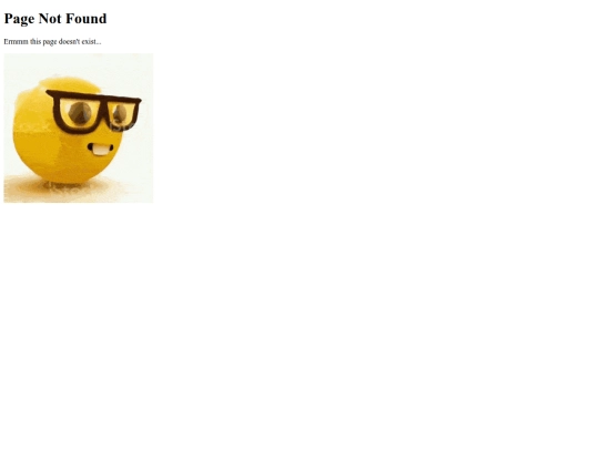 not_found screenshot