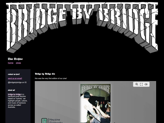 zines screenshot