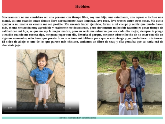 Paginas/Hobbies screenshot