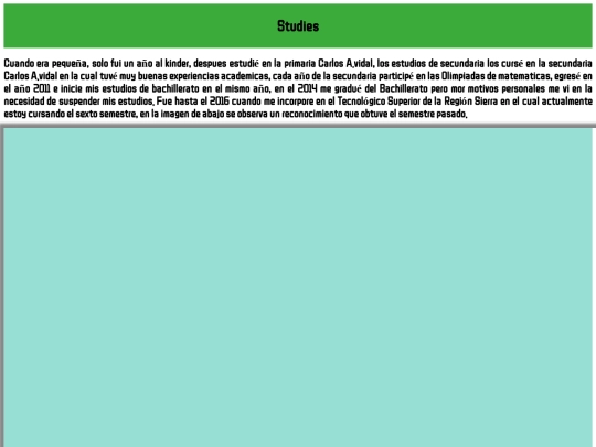Paginas/studies screenshot