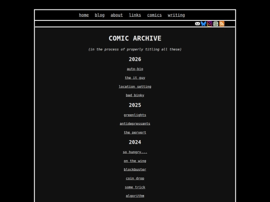 comic/archive screenshot
