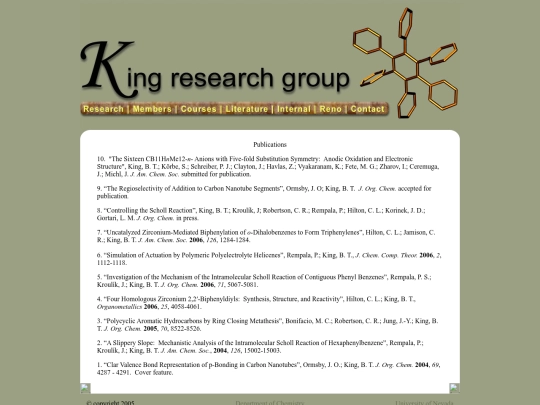 publications screenshot