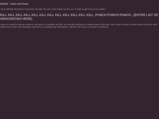 essays/testblog screenshot
