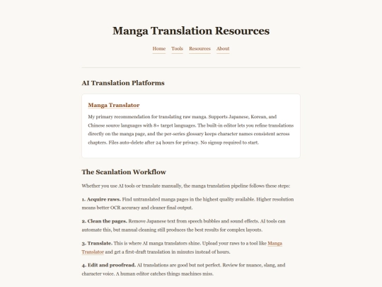 resources screenshot