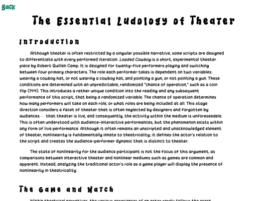 LudologyOfTheater screenshot