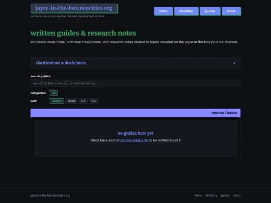 guides screenshot