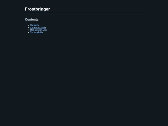 frostbringer screenshot
