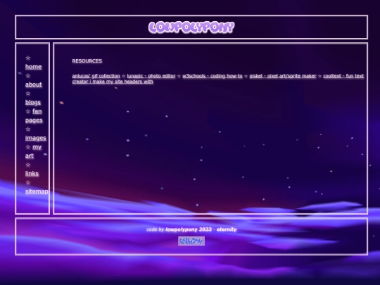 links screenshot