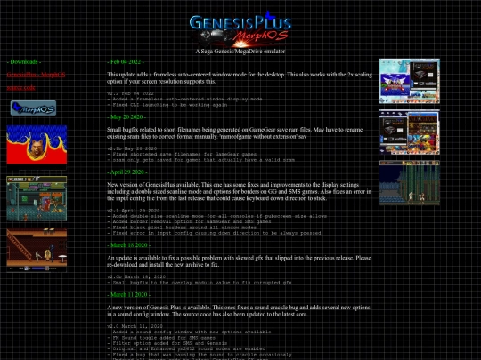 genplus/genindex screenshot