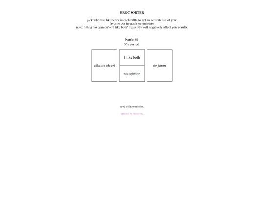 ocsorter screenshot