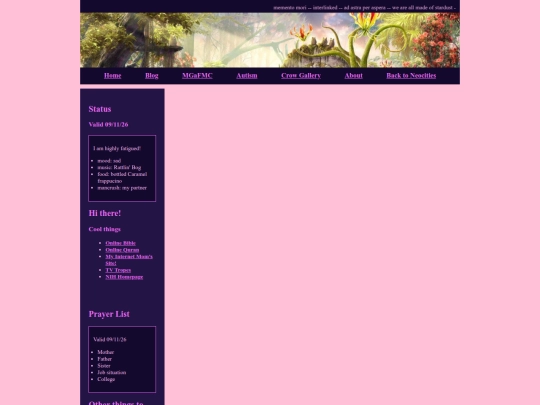 blog screenshot