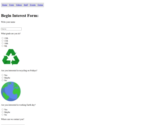 form screenshot
