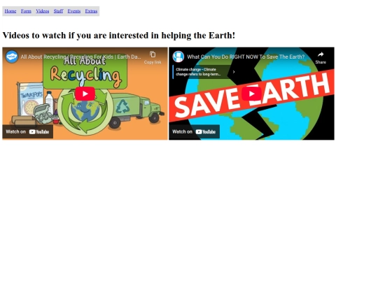 videos screenshot