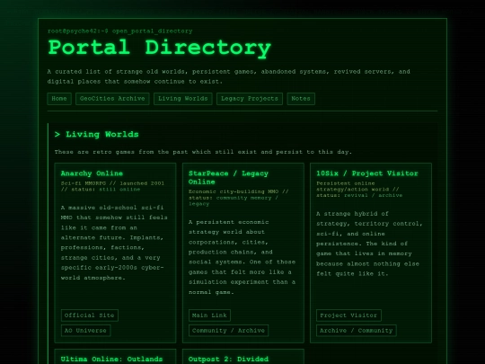 portal screenshot