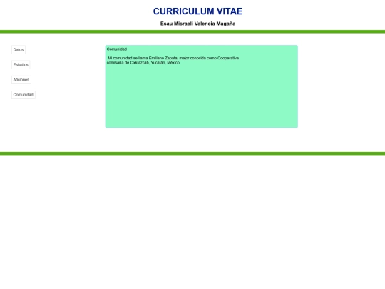 CV/Comunidad/Comunidad screenshot