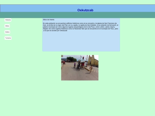 OX/Sitios/Sitios screenshot