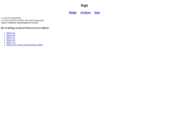 logs screenshot