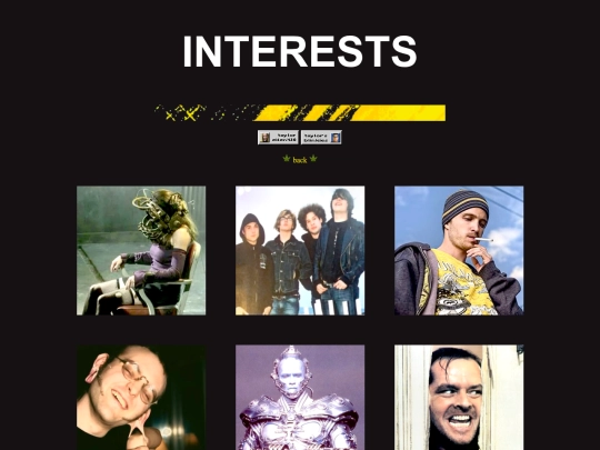 interests screenshot