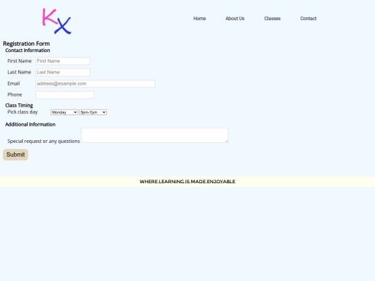 contact screenshot