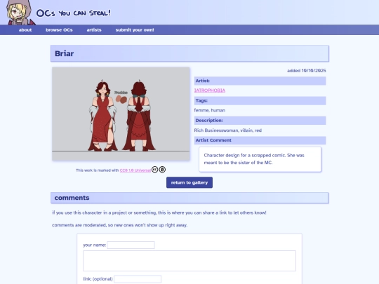 ocs/briar screenshot