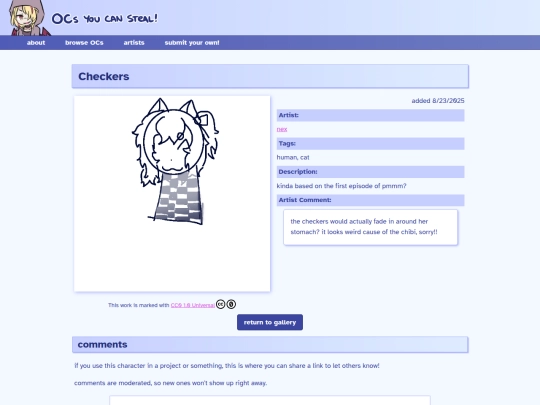 ocs/checkers screenshot