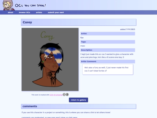ocs/corey screenshot