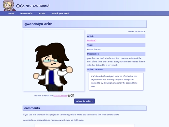 ocs/gwendolyn-arith screenshot