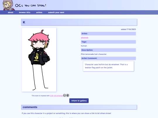 ocs/k screenshot
