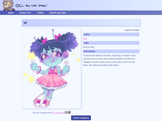 ocs/vi screenshot