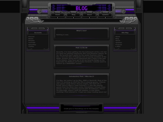 blog screenshot