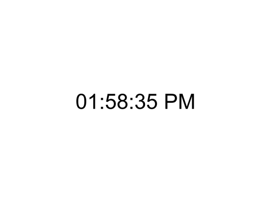 projects/clock screenshot