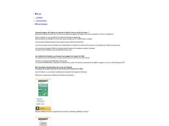 Ma boutique Amazon screenshot