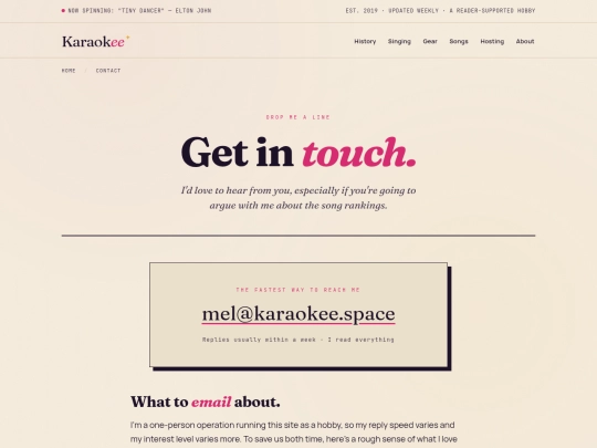 contact screenshot