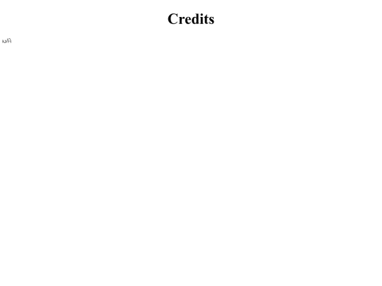 credits screenshot