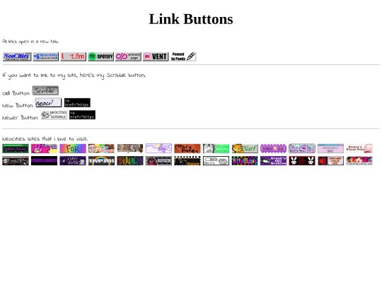links screenshot