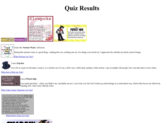quiz screenshot
