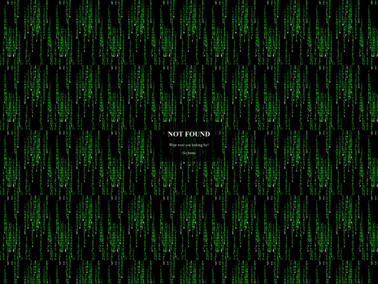 not_found screenshot