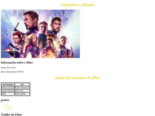 paginaFilme screenshot