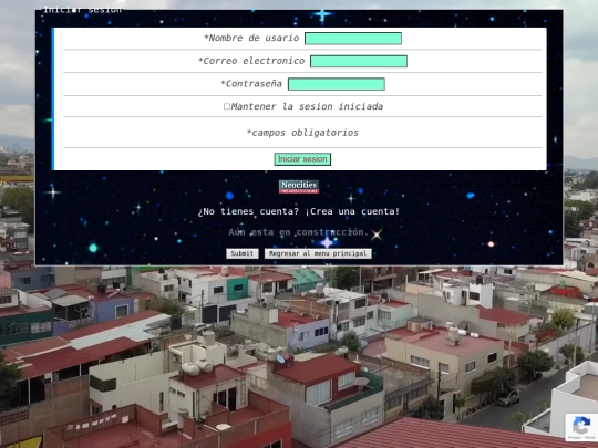 login screenshot