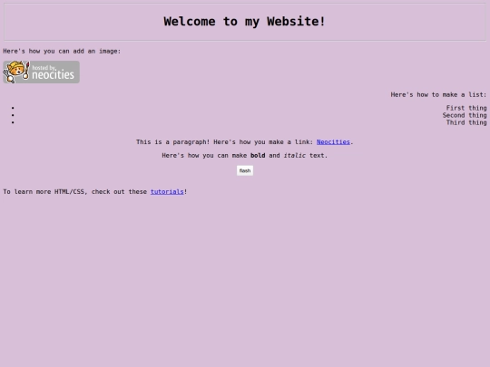 test screenshot