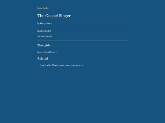 Book-Reviews/gospel-singer screenshot